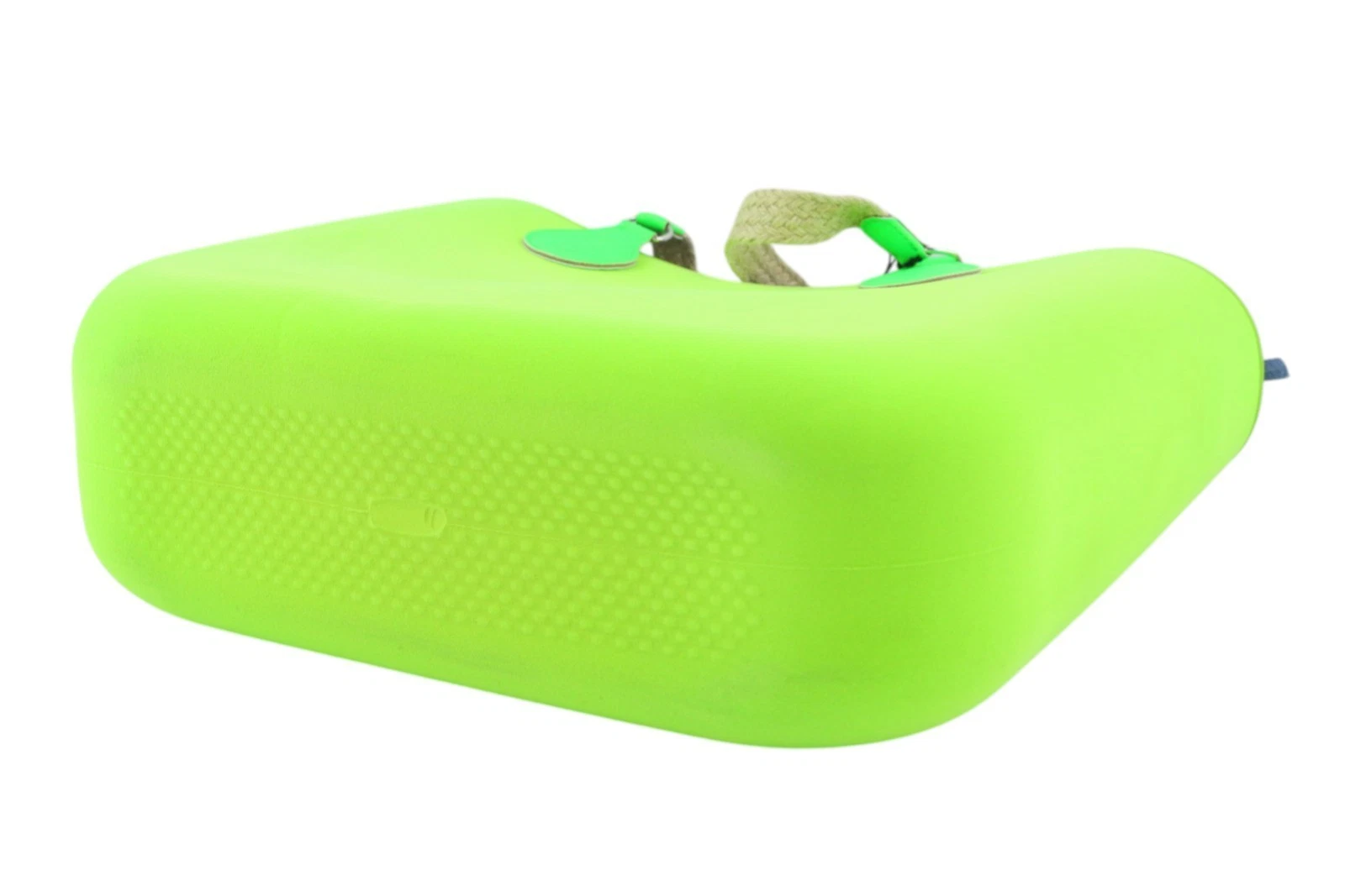 O Bag Armenia Women's Bag OS Neon Green Inner Double Handle Tote Bag Logo - O Bag