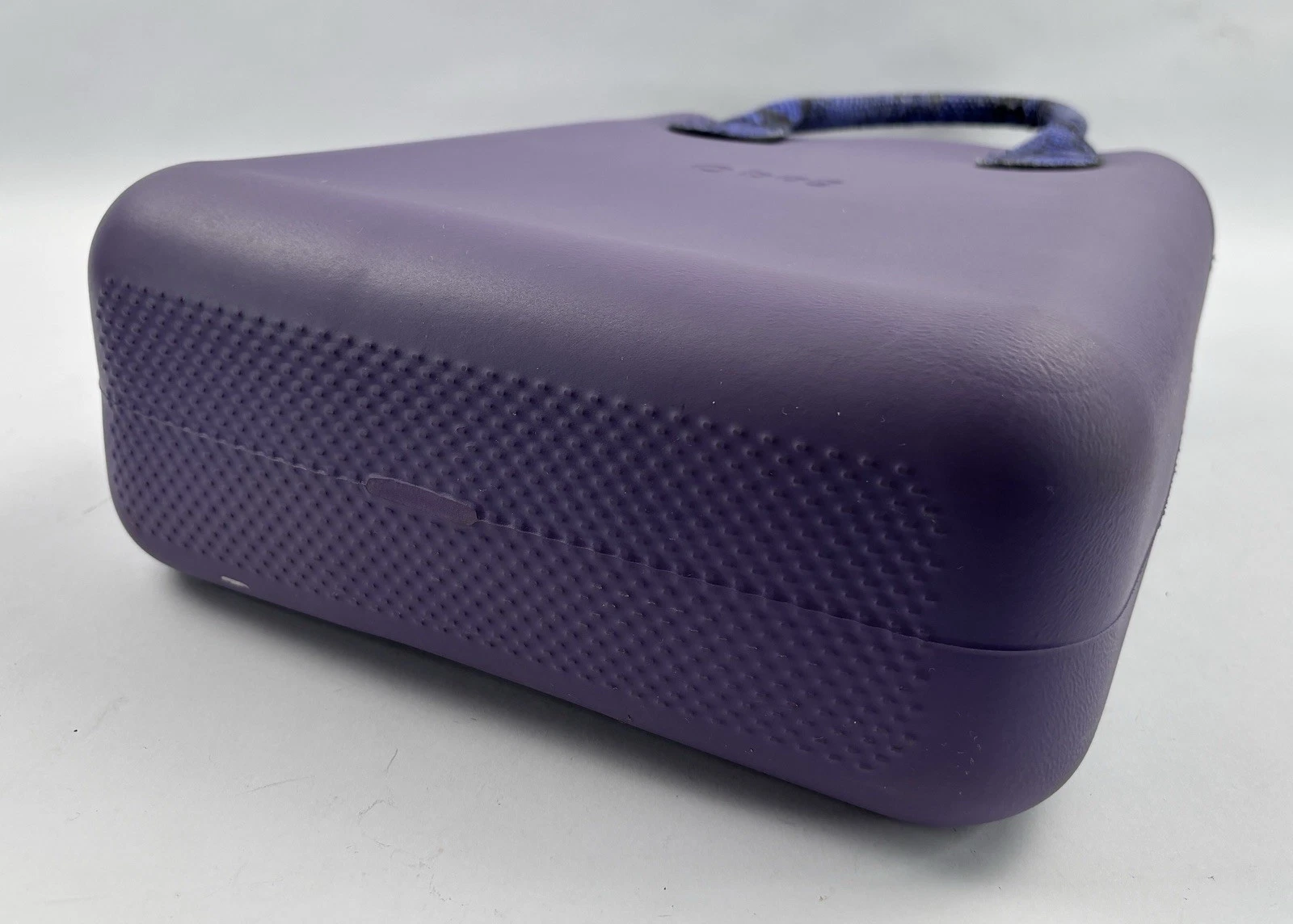 O Bag Italian Waterproof Purple Handbag Purse w/Removable Liner - O Bag