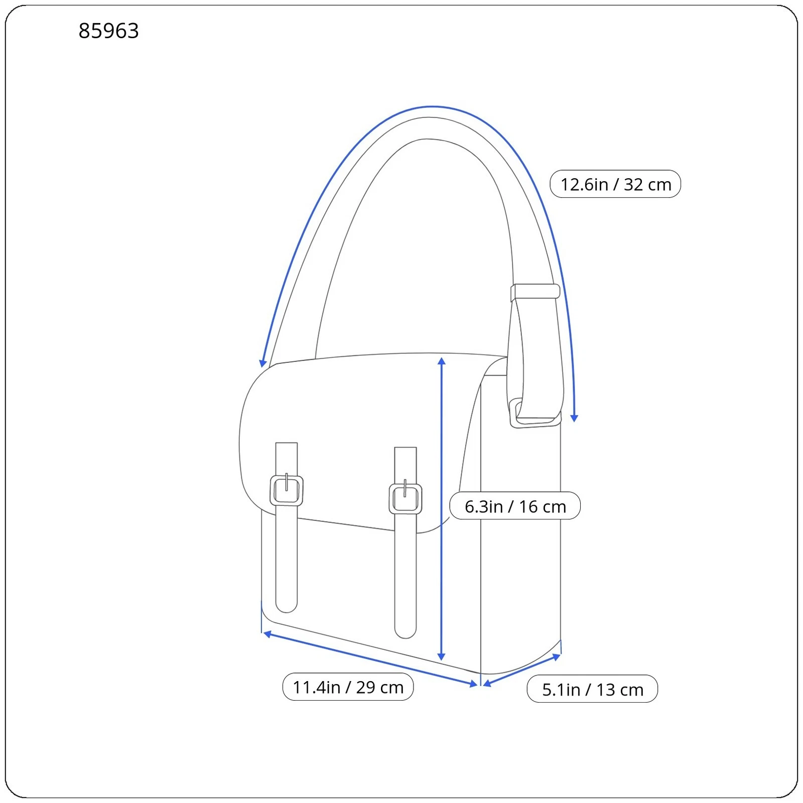 O Bag Ginevra Women Bag OS White Lined Hobo Crossbody Magnetic Closure Casual - O Bag