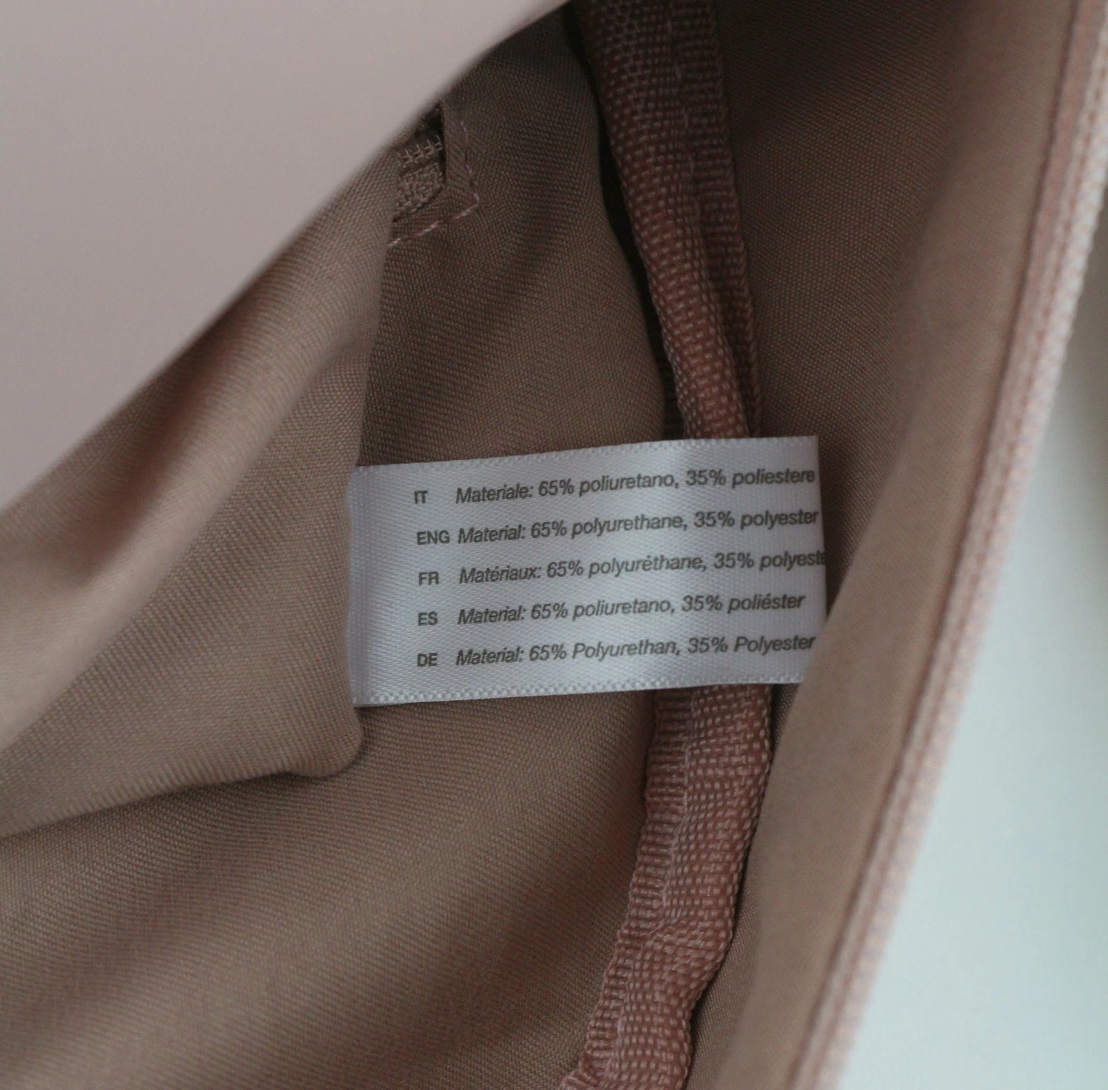 O BAG Sofia Ladies Bag OS Light Pink Double Handbag With Zipper Logo - O Bag