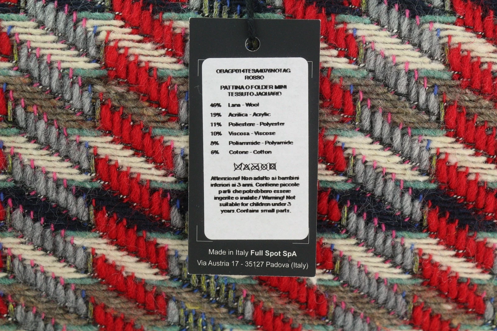 O BAG Ladies Folder Bag OS Purple Tweed Twist Closure Shoulder Bag - O Bag