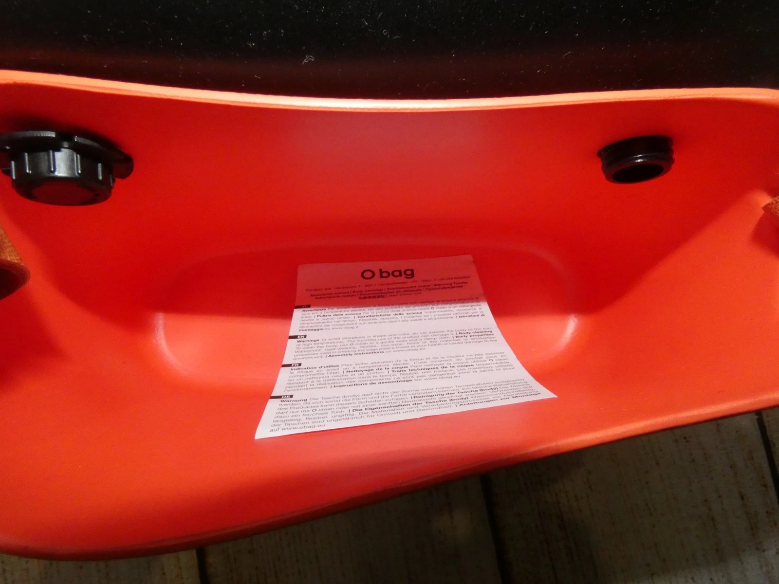 O Bag Italy Small Chain Link Mini Bag Coral Pink Blue Fabric Made in Italy - O Bag