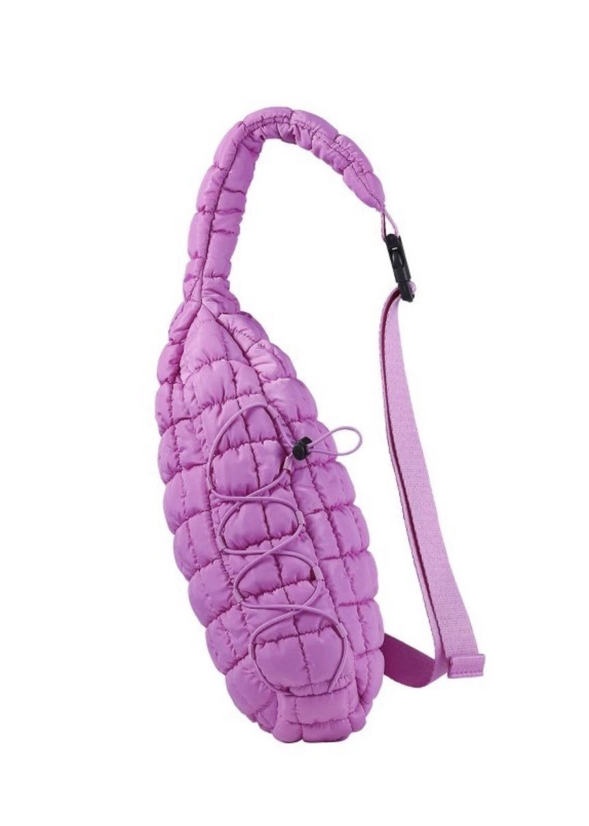 Pickle O' Joe Quilted Sling Bag - Vibrant Purple - O Bag