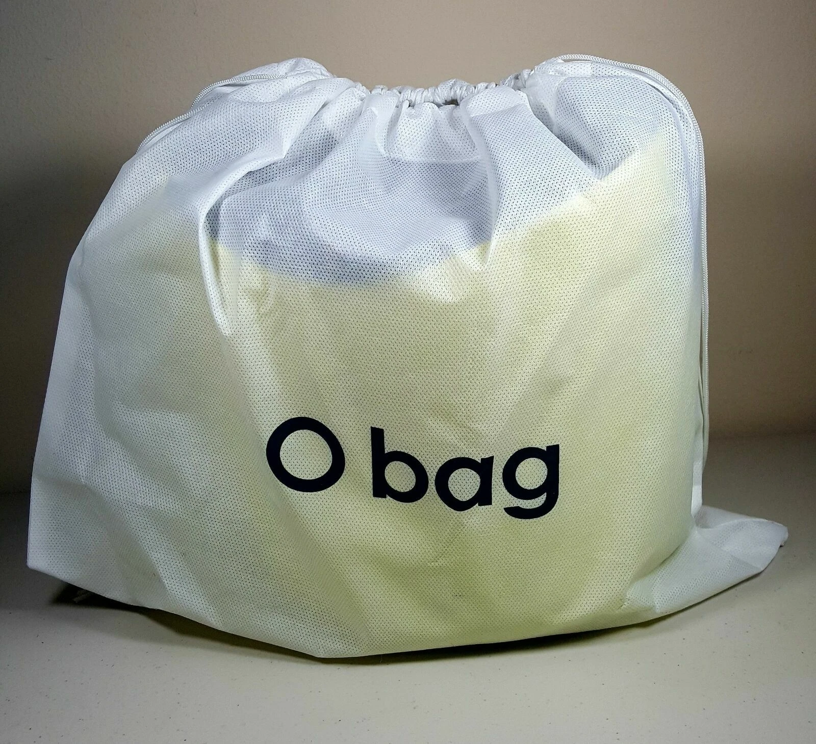 New O BAG ITALY EVA Compound Basket Tote Crossbody Bag Yellow w/Liner Dust Bag - O Bag