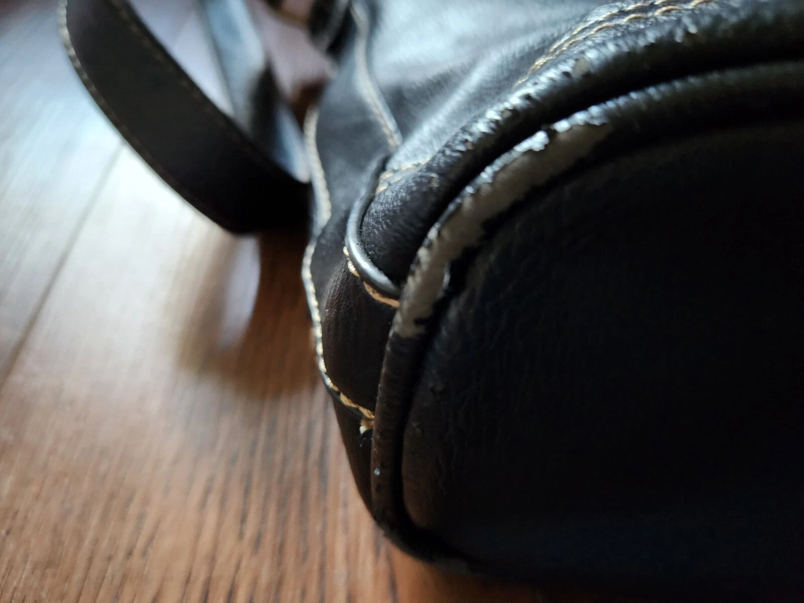 b.o.c. Black Faux Leather Multi-Pocket Crossbody Adjustable Strap See Picture - O Bag