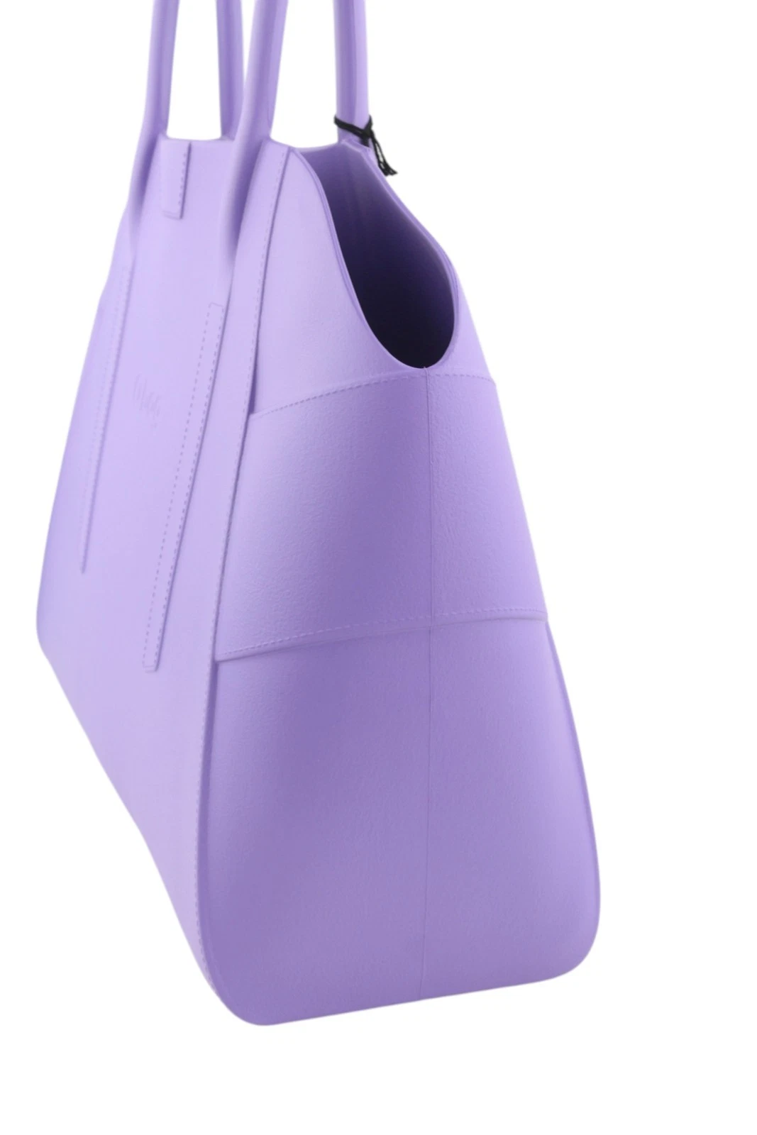 O Bag Unique Women Bag OS Purple Textured Silicone Waterproof Double Handle - O Bag