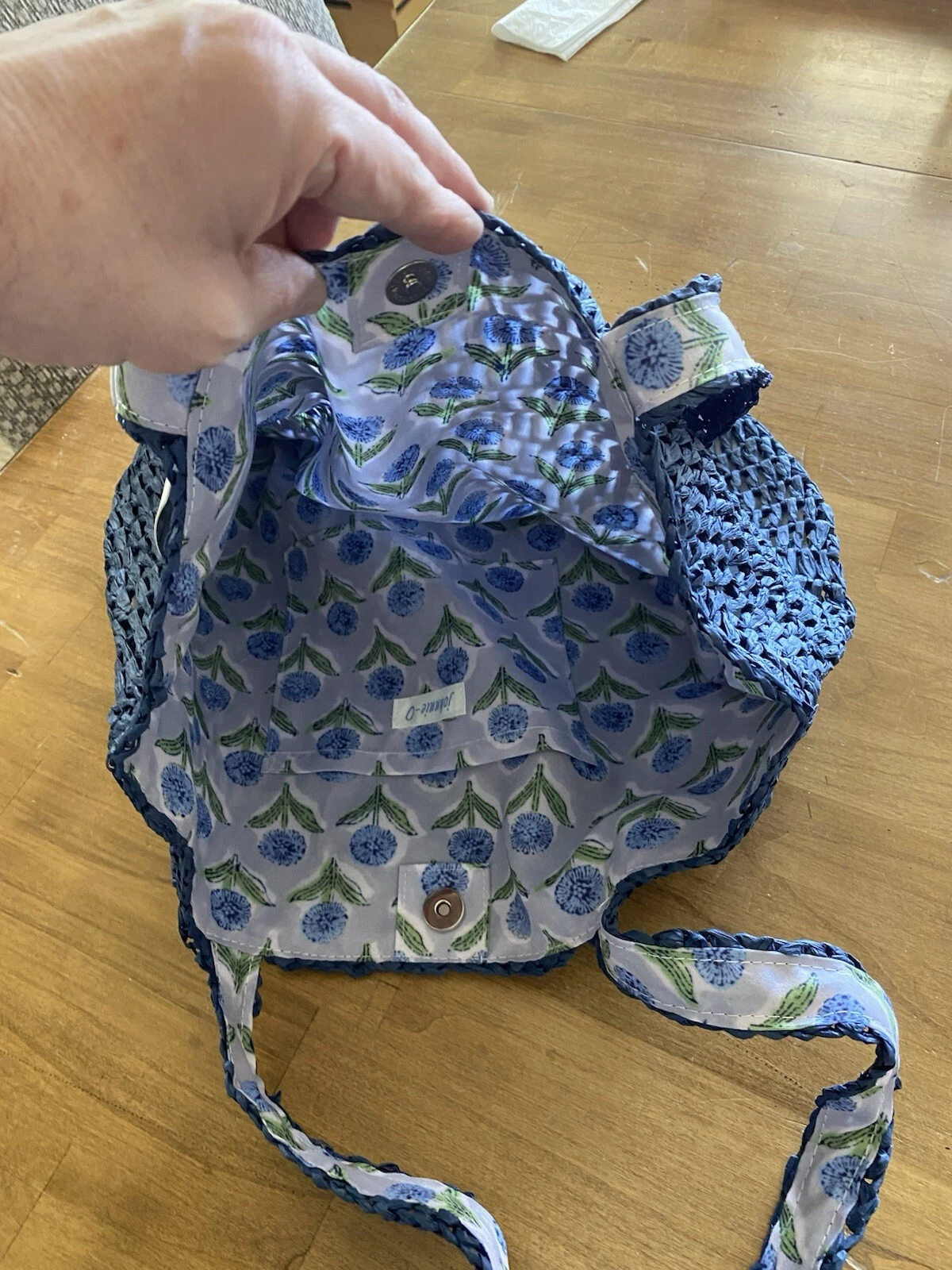 Johnnie O Paper Crochet Tote Bag - O Bag