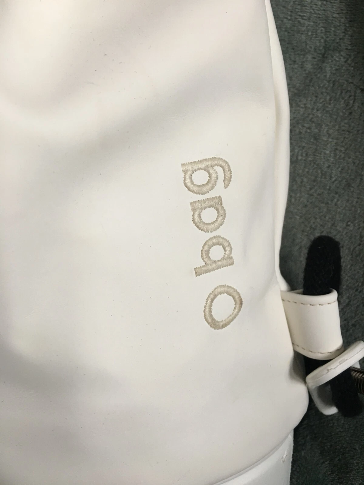 O Bag White Adjustable Drawstring Backpack Italy - O Bag