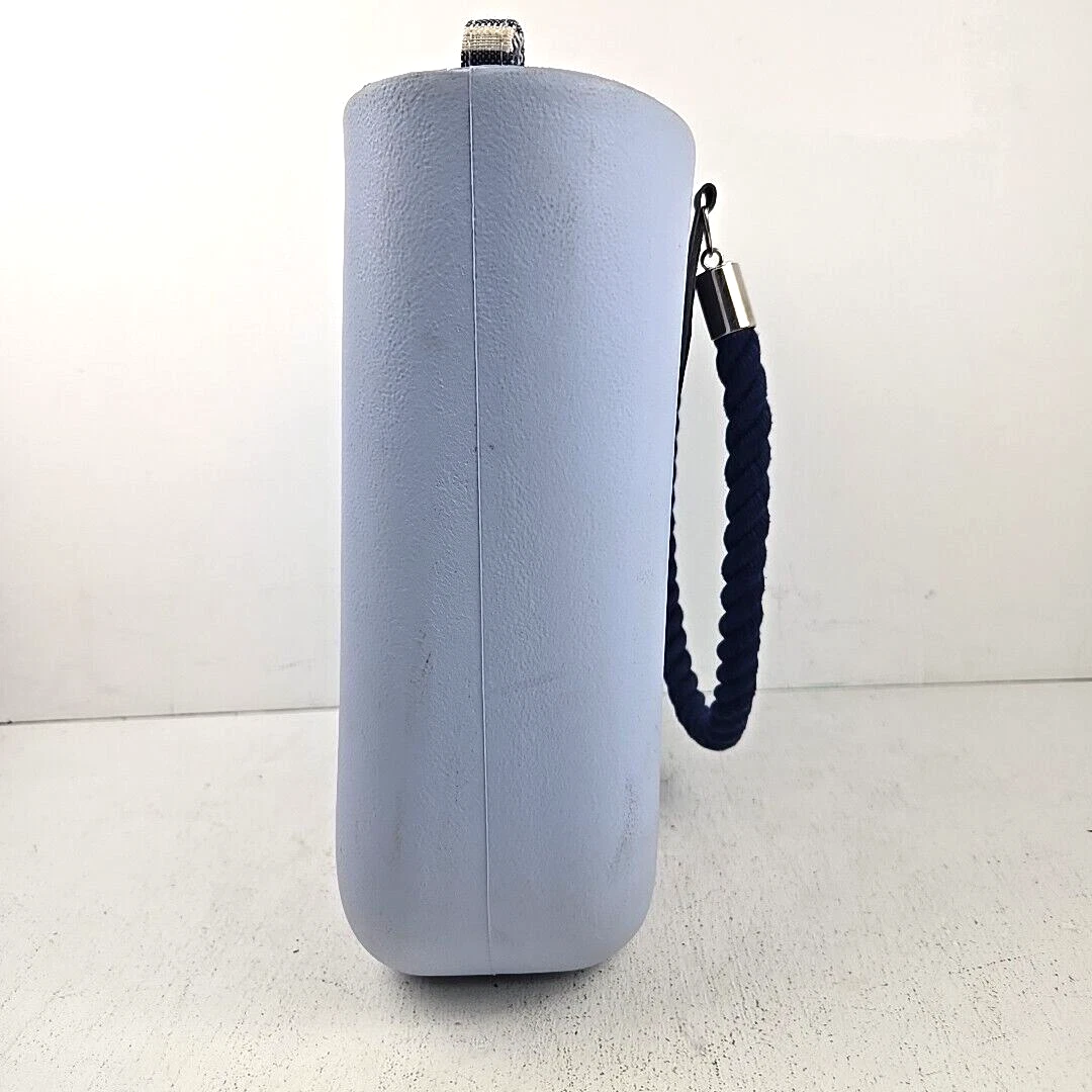 O Bag Italy Blue Foam Women's Double Handles Large Tote Shoulder Handbag - O Bag