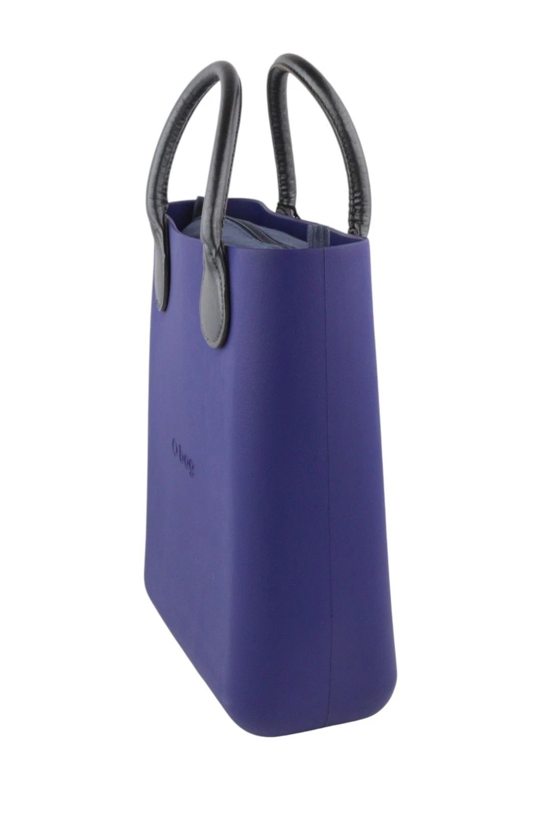 O Bag Chic Women's Bag OS Blue Double Handles Inner Compact Square Tote - O Bag