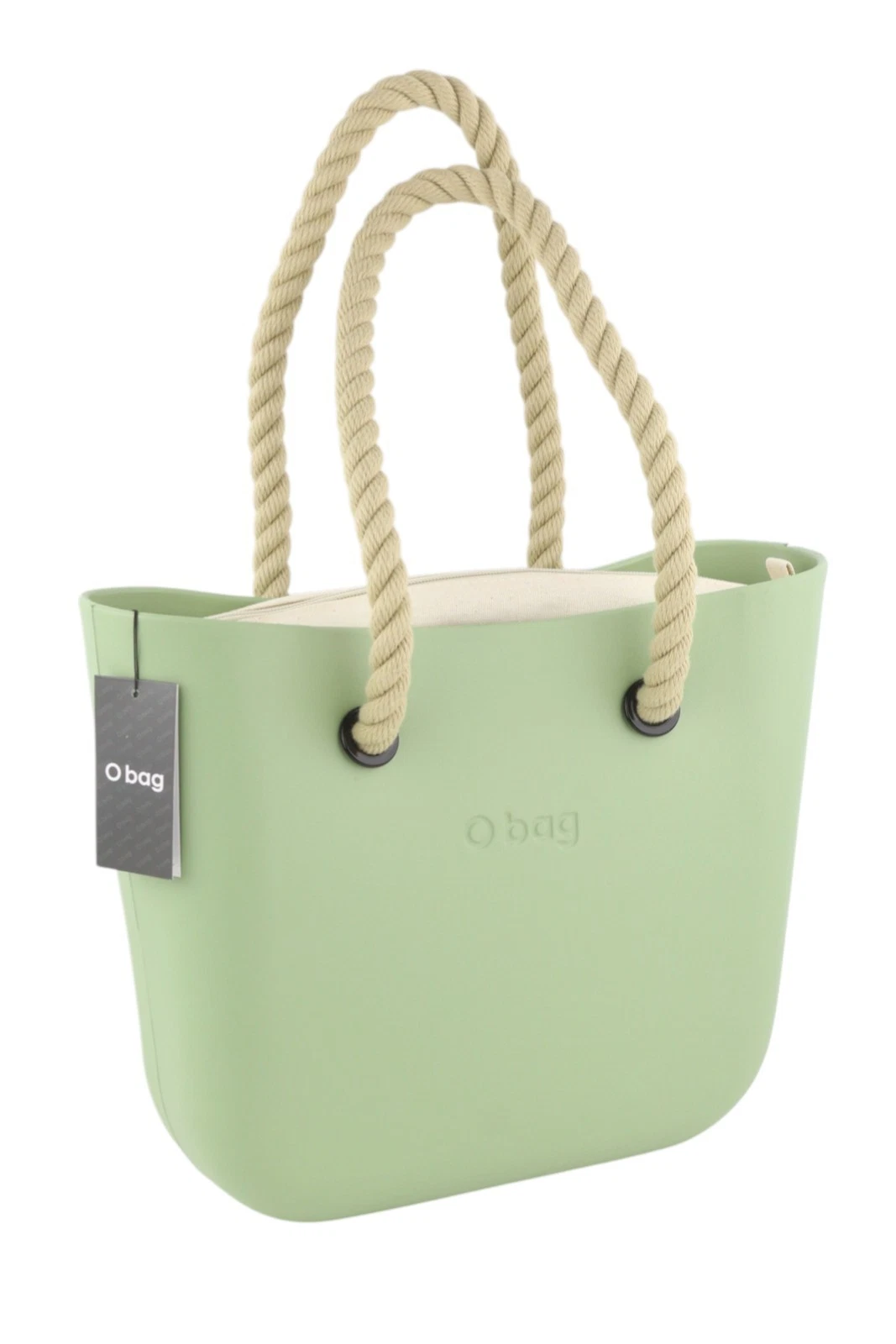 O BAG Mini Women Bag OS Light Green Double Handles Inner Bag Compact Casual i211 - O Bag