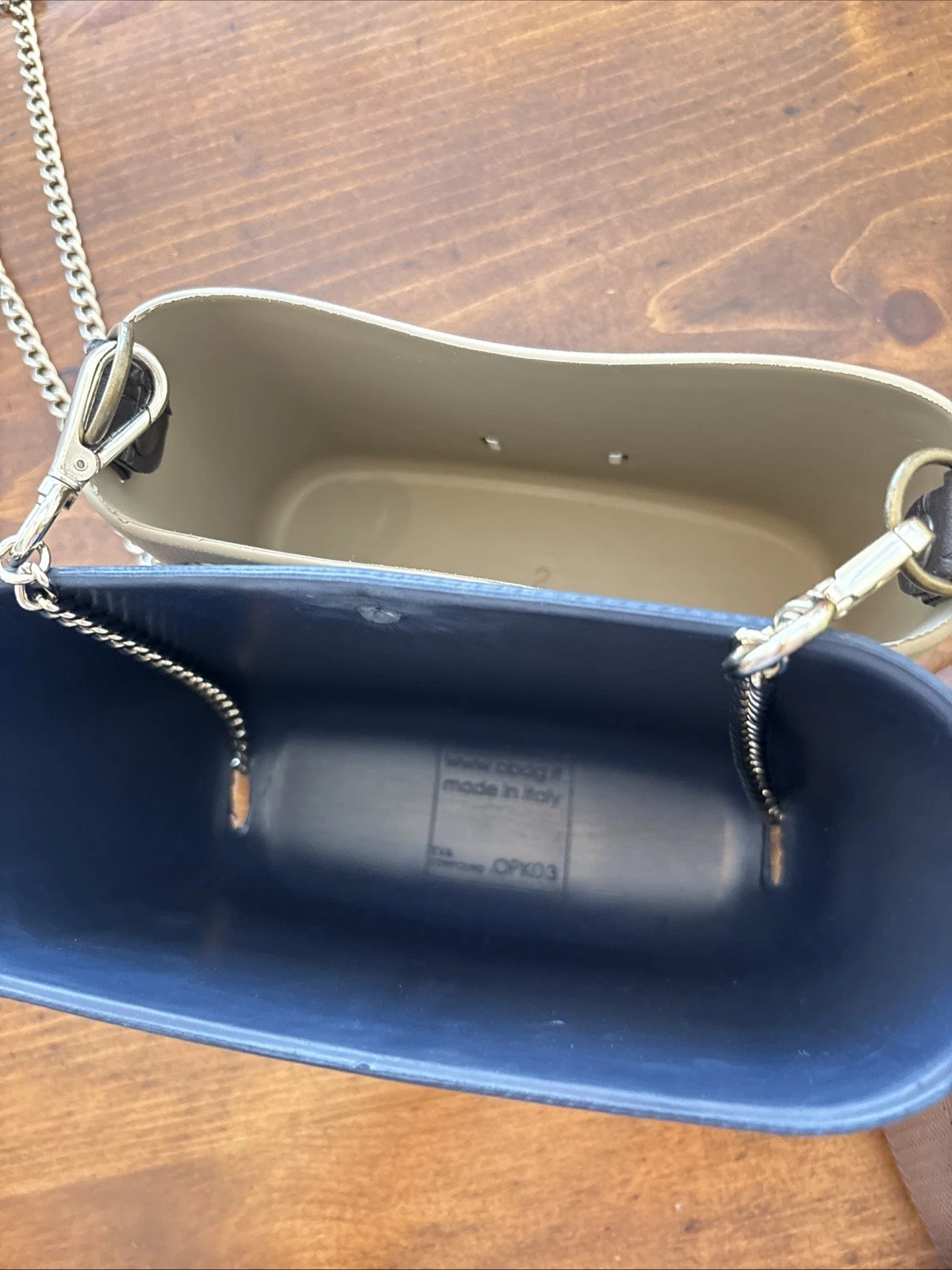 O Bag Pocket Bag. Durable & Lightweight EVA Rubber. Made In Italy. Good Cond! - O Bag