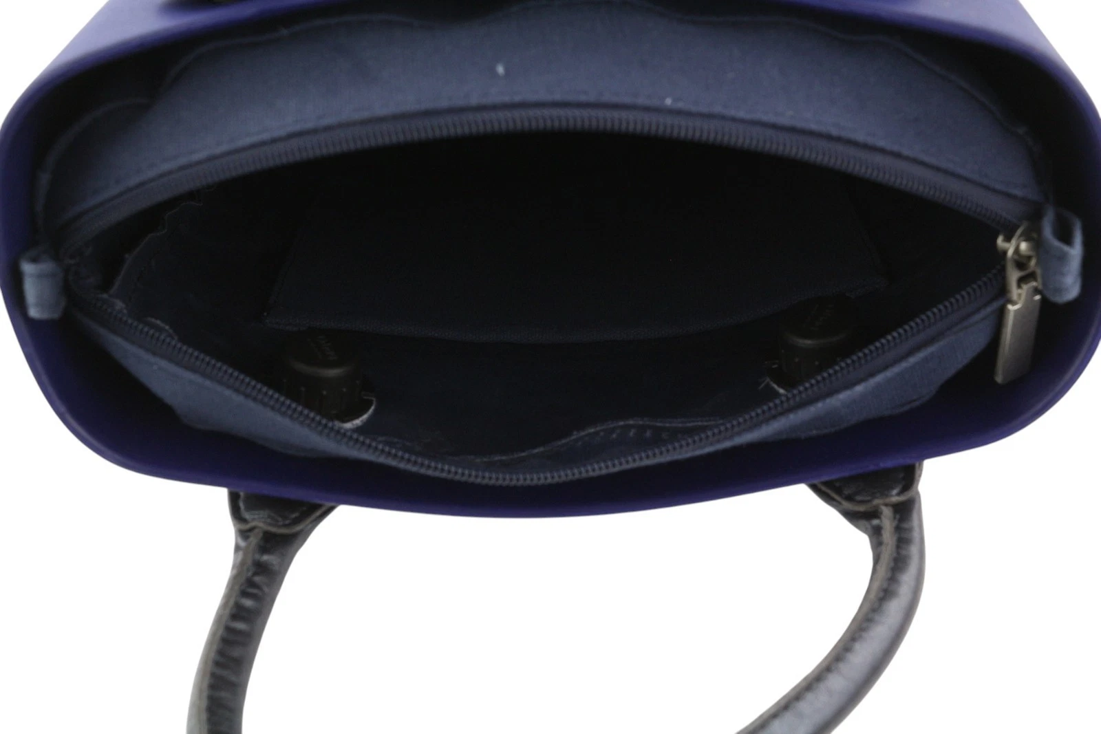 O Bag Chic Women's Bag OS Blue Double Handles Inner Compact Square Tote - O Bag