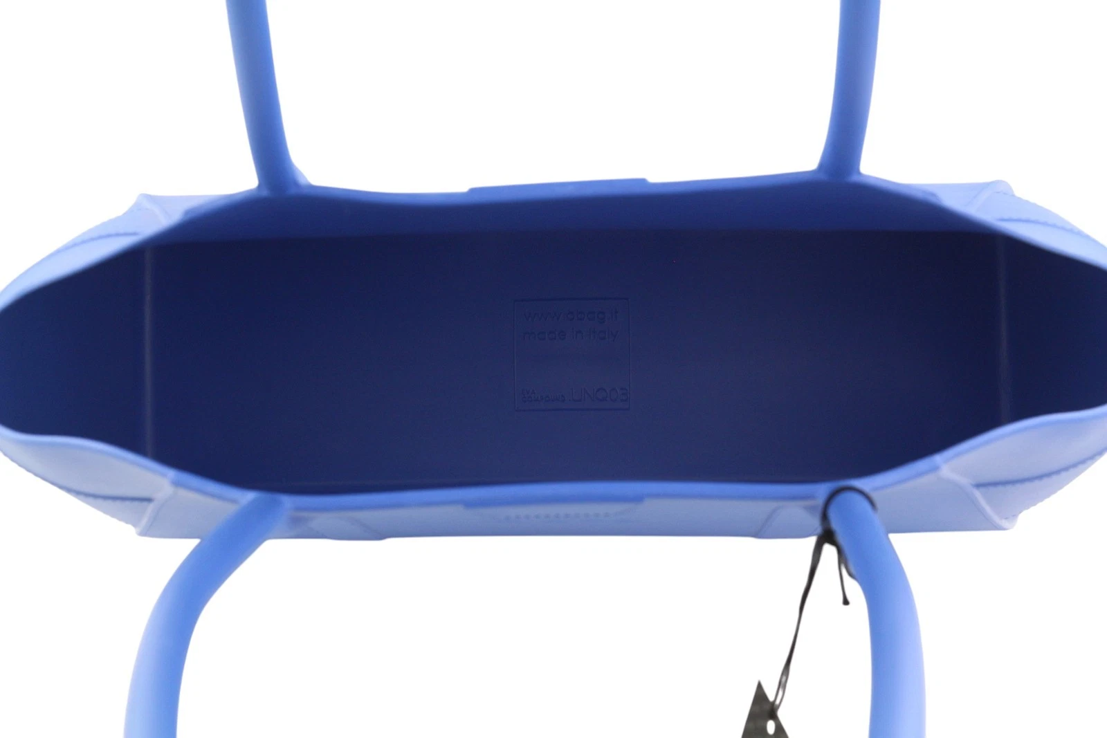 O Bag Unique Women Bag OS Mid Blue Textured Silicone Waterproof Double Handle - O Bag