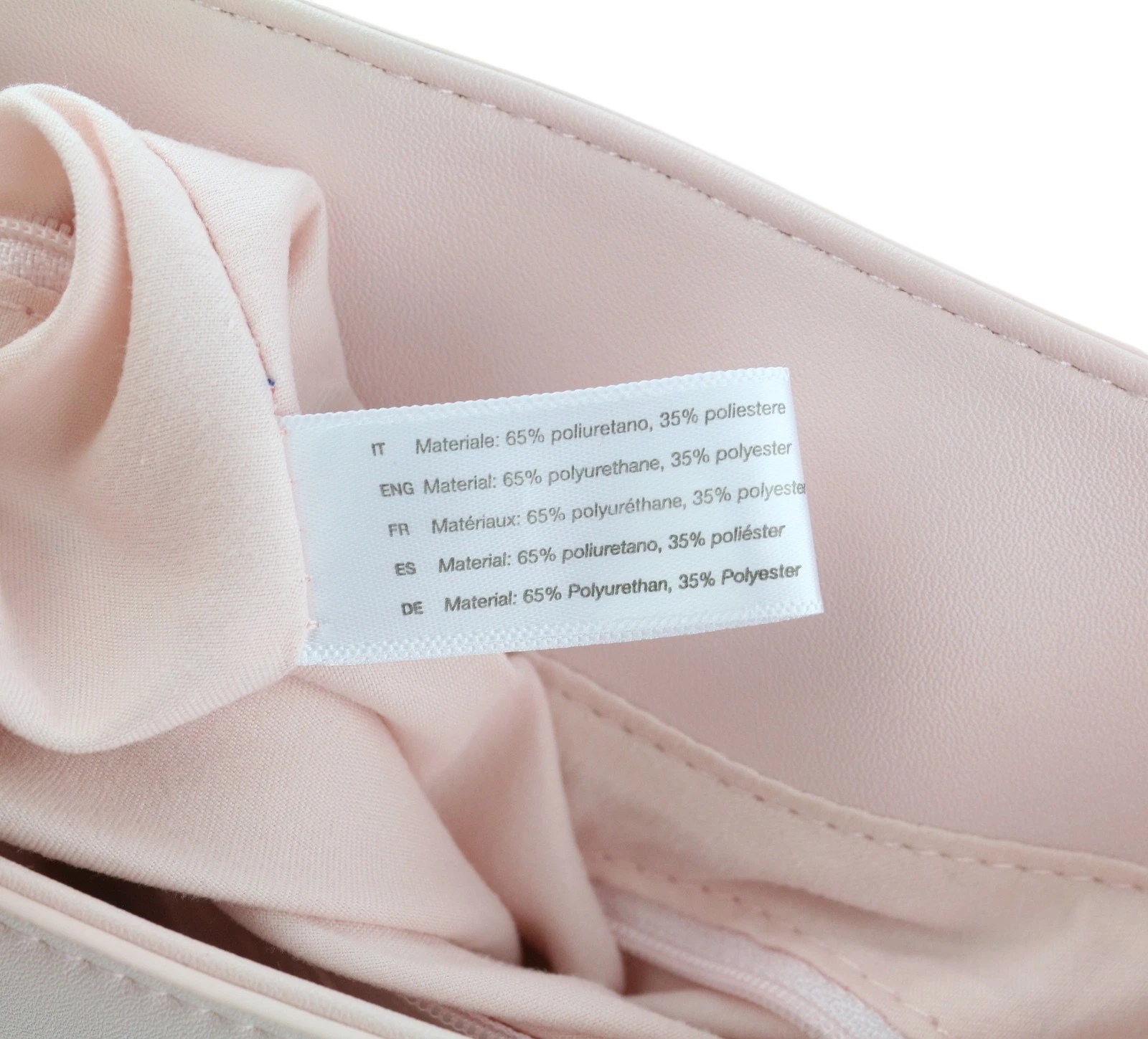 O BAG Women's Backpack Bag OS Light Pink Double Handle Rucksack Magnetic Closure - O Bag