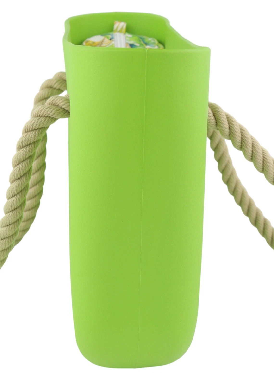 O Bag Mini Women's Bag OS Light Green Double Handles Zipper Square - O Bag