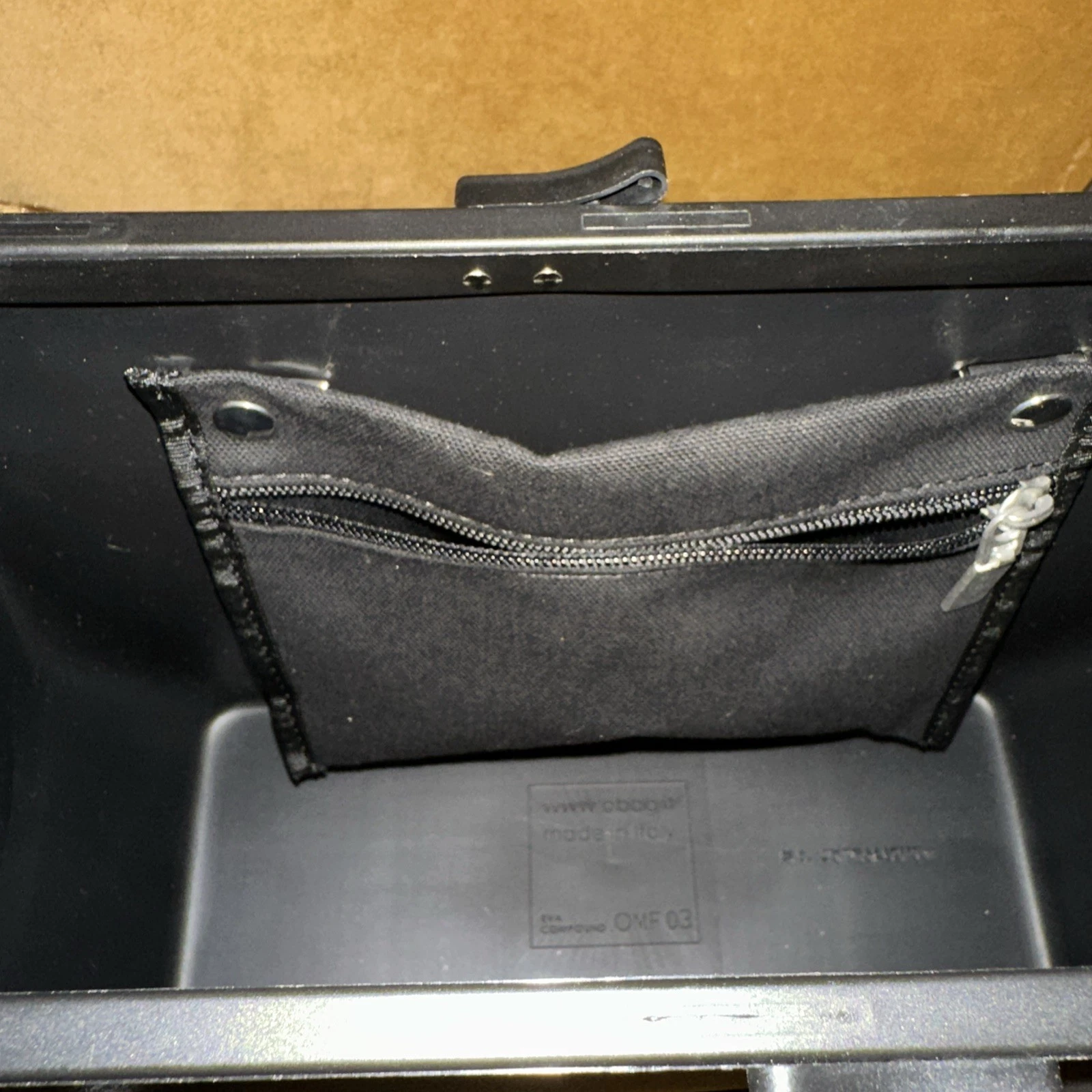 O BAG Handbag Black Eva Rubber Body Purse Made In Italy cross body & top handle - O Bag