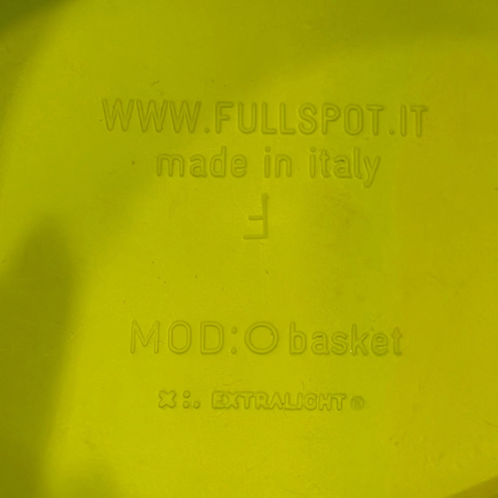 O Bag Made In Italy EVA Compound Basket Tote Crossbody Bag Yellow - O Bag