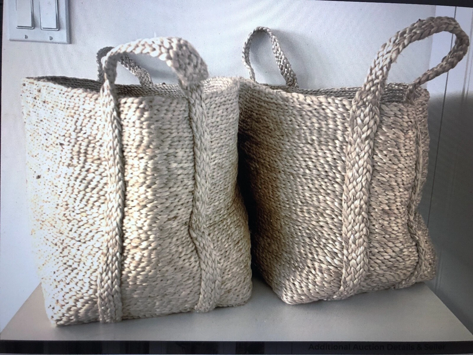 last one! Beautiful basket/tote bag new w/o tags from bangladesh l - O Bag