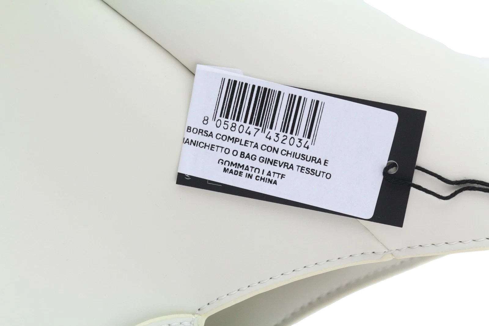 O Bag Ginevra Women Bag OS White Lined Hobo Crossbody Magnetic Closure Casual - O Bag