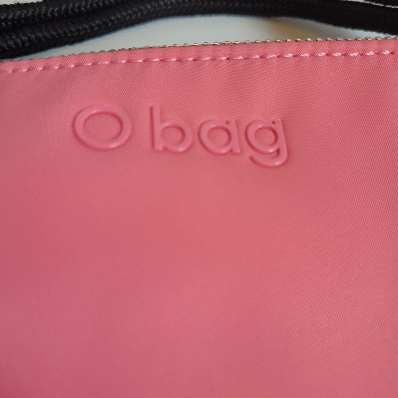 O bag Pink Crossbody Purse Nylon Orlando Rope Strap Great! See Description! - O Bag