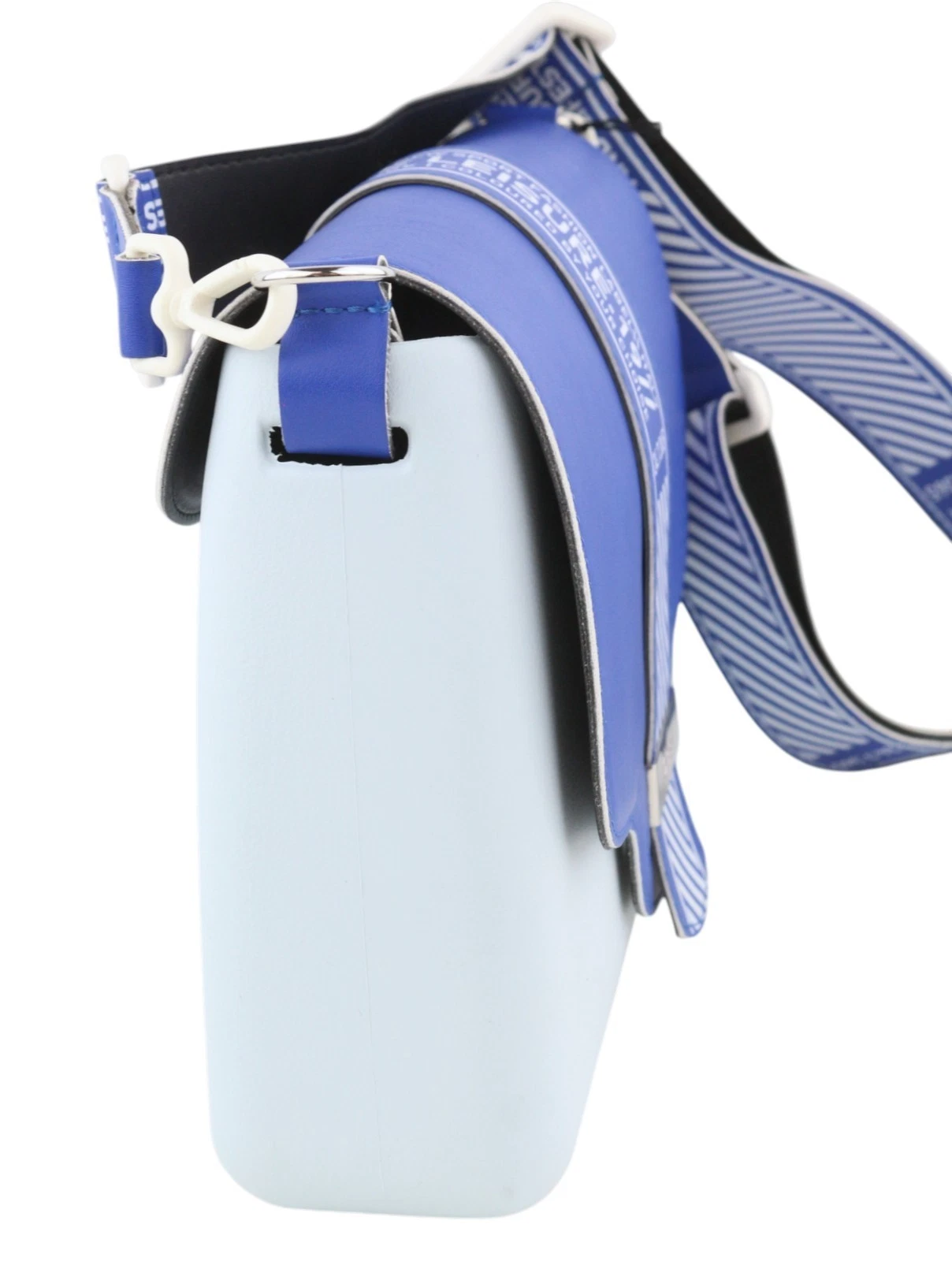 O BAG Glam Women's Bag OS Blue Pattern Adjustable Strap Clip Shoulder Bag - O Bag