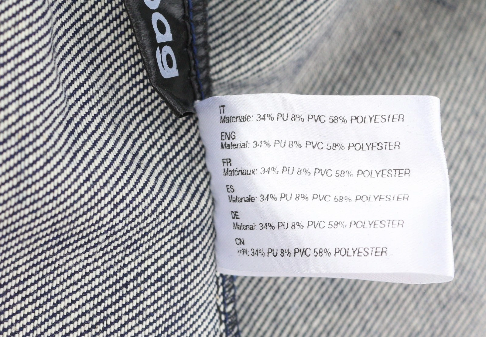 O Bag Rings Denim Women's Bag OS Dark Blue Round Handle Tote Bag - O Bag